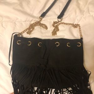 H&M fringe crossbody black